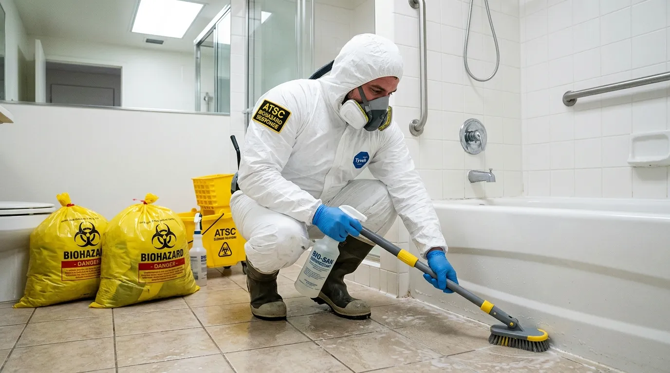 Decontamination equipment deployed for Blood Cleanup in Morristown